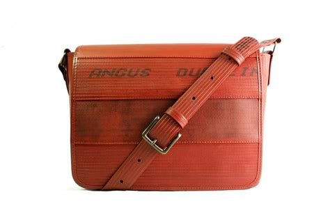 fire hose bag|handbags made from fire hoses.